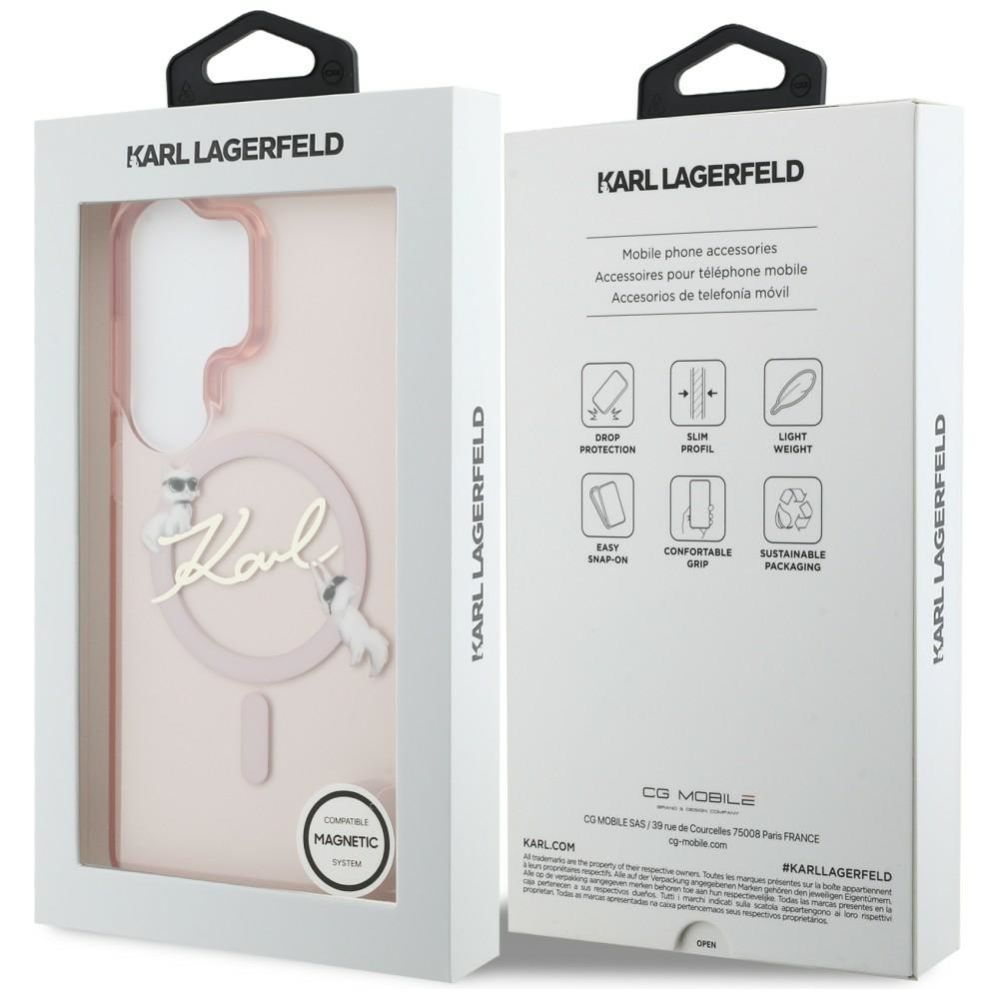 Other goods Karl Lagerfeld Karl Lagerfeld IML KC Script MagSafe Case for Samsung Galaxy S26 Ultra - Pink
