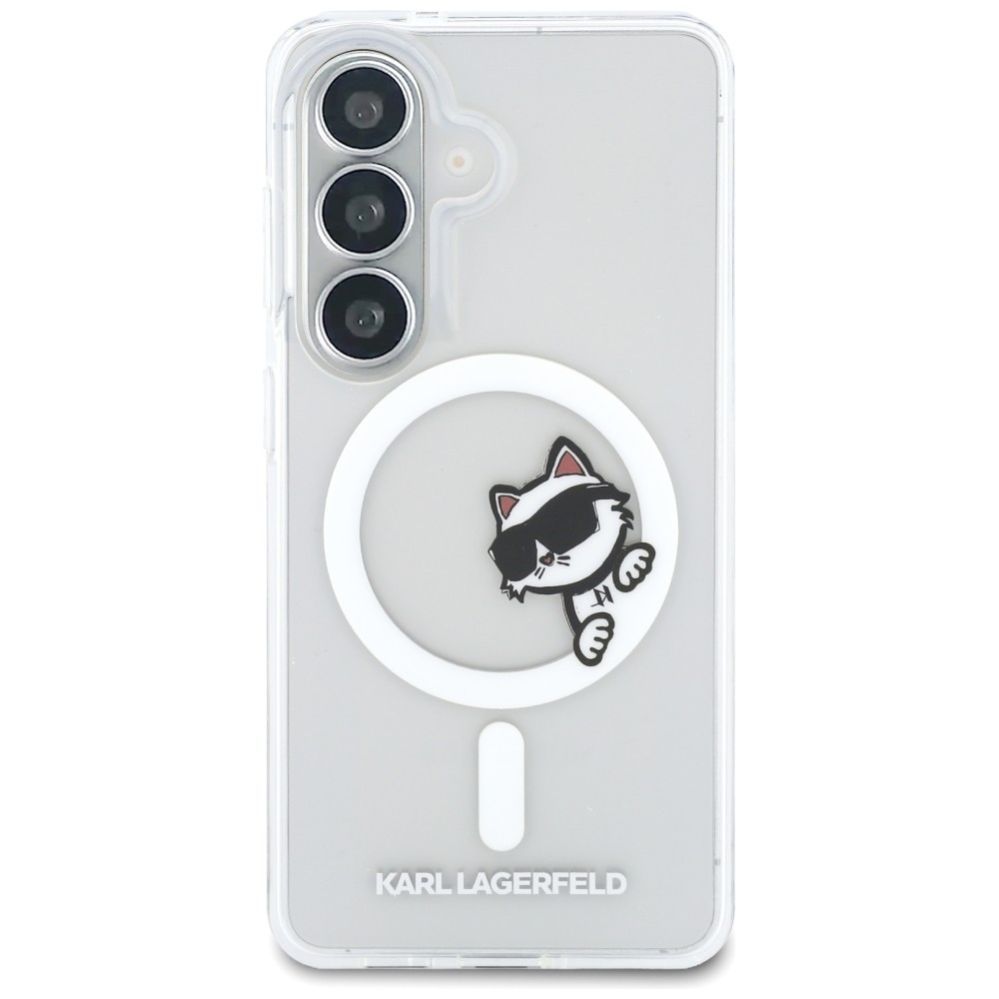 Muud kaubad Karl Lagerfeld Karl Lagerfeld IML Peekaboo Choupette MagSafe Case for Samsung Galaxy S26 Plus - Transparent