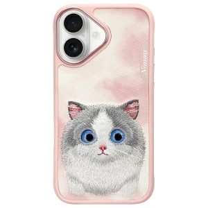 Muud kaubad Nimmy  Nimmy Big Eyed Pet 2.0 Cat Case for iPhone 16 - Pink 