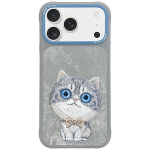 Muud kaubad Nimmy  Nimmy Big Eyed Pet 2.0 Cat Case for iPhone 17 - Gray 
