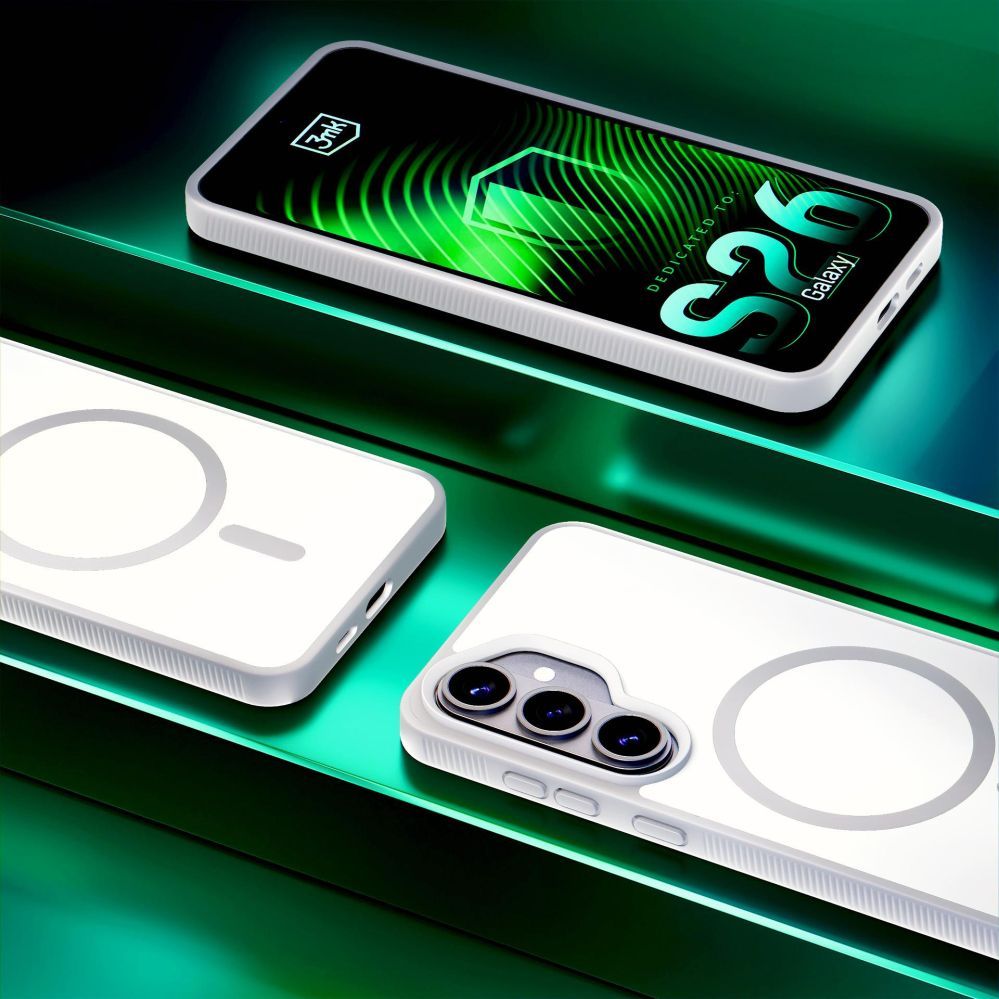 Other goods 3MK 3mk Smoke MagCase for Samsung Galaxy S25 Ultra - White-Translucent