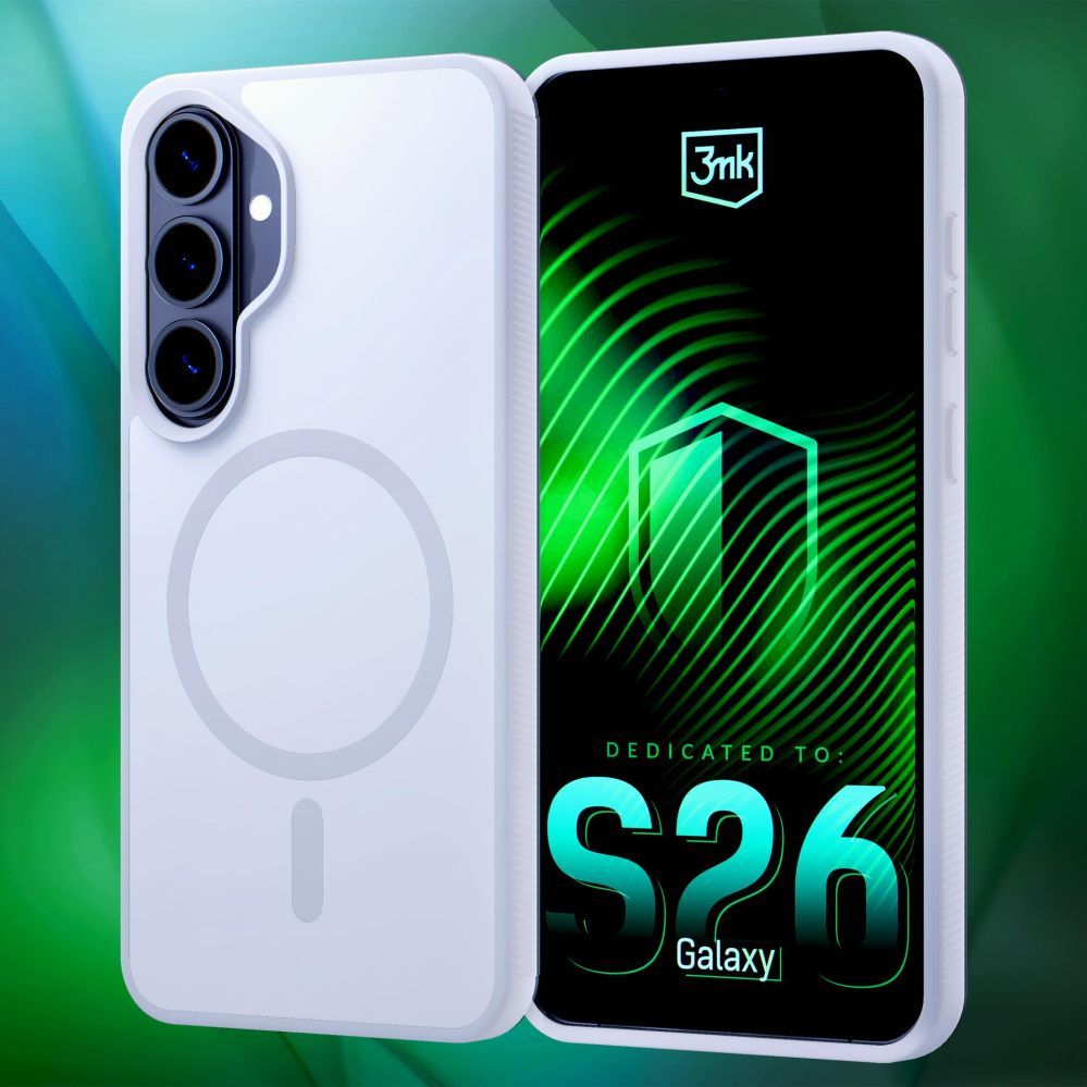 Other goods 3MK 3mk Smoke MagCase for Samsung Galaxy S25 Ultra - White-Translucent