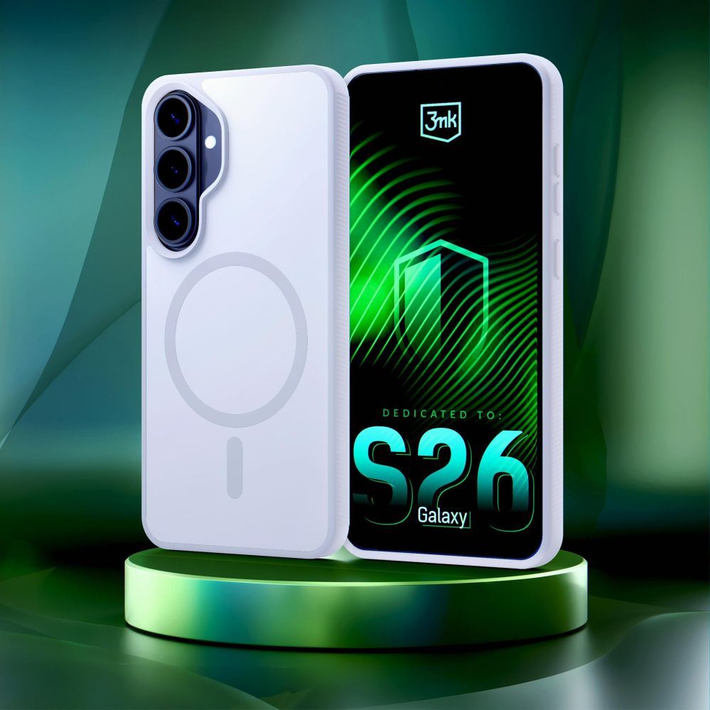 Other goods 3MK 3mk Smoke MagCase for Samsung Galaxy S25 Ultra - White-Translucent