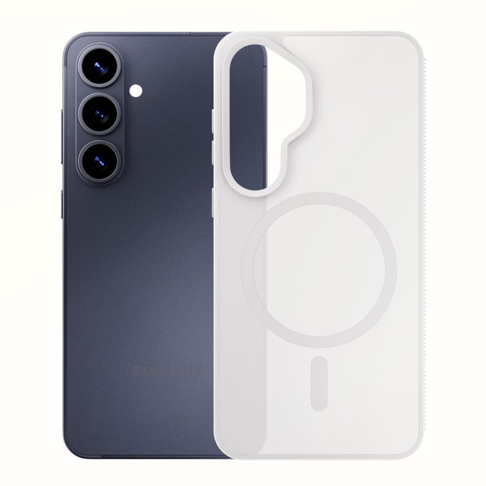 Other goods 3MK 3mk Smoke MagCase for Samsung Galaxy S25 Ultra - White-Translucent