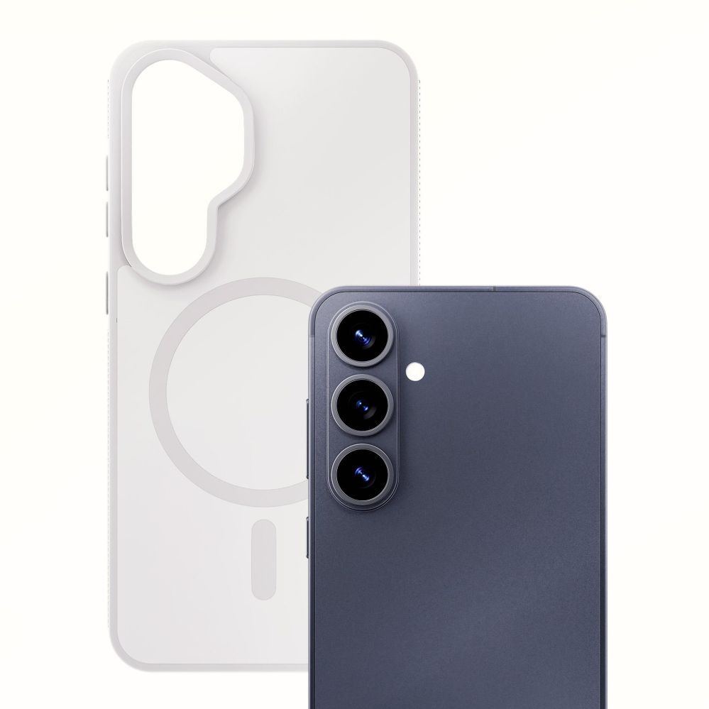 Other goods 3MK 3mk Smoke MagCase for Samsung Galaxy S25 Ultra - White-Translucent