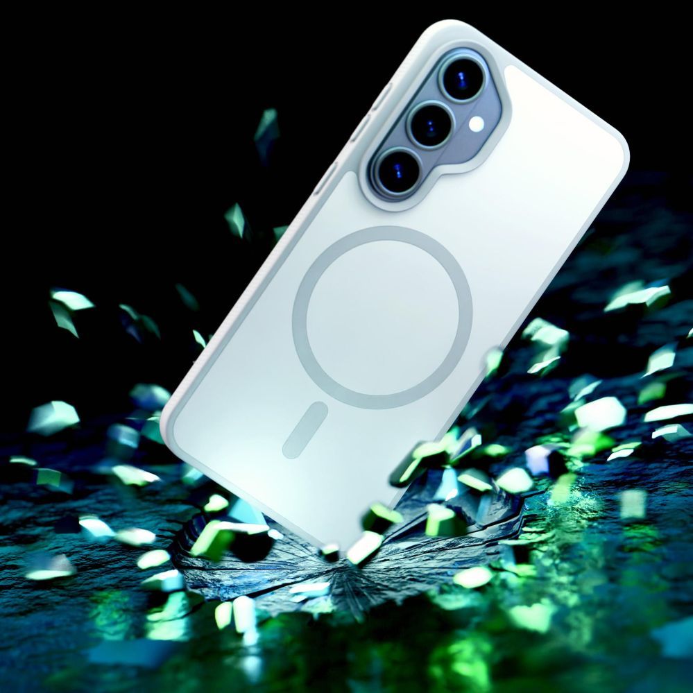 Other goods 3MK 3mk Smoke MagCase for Samsung Galaxy S25 Ultra - White-Translucent