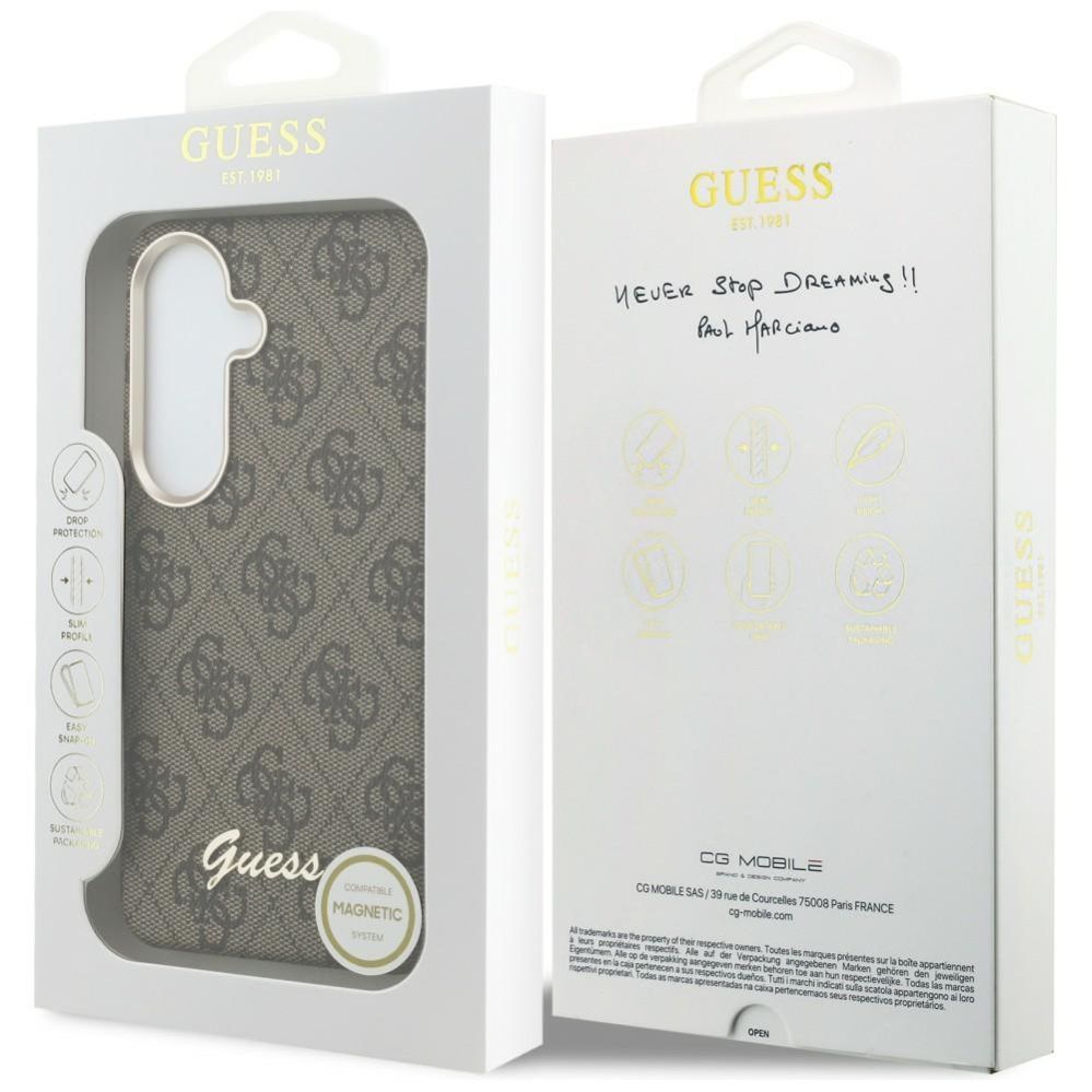 Muud kaubad Guess Guess 4G Triangle Logo MagSafe case for Samsung Galaxy S26 Ultra - black