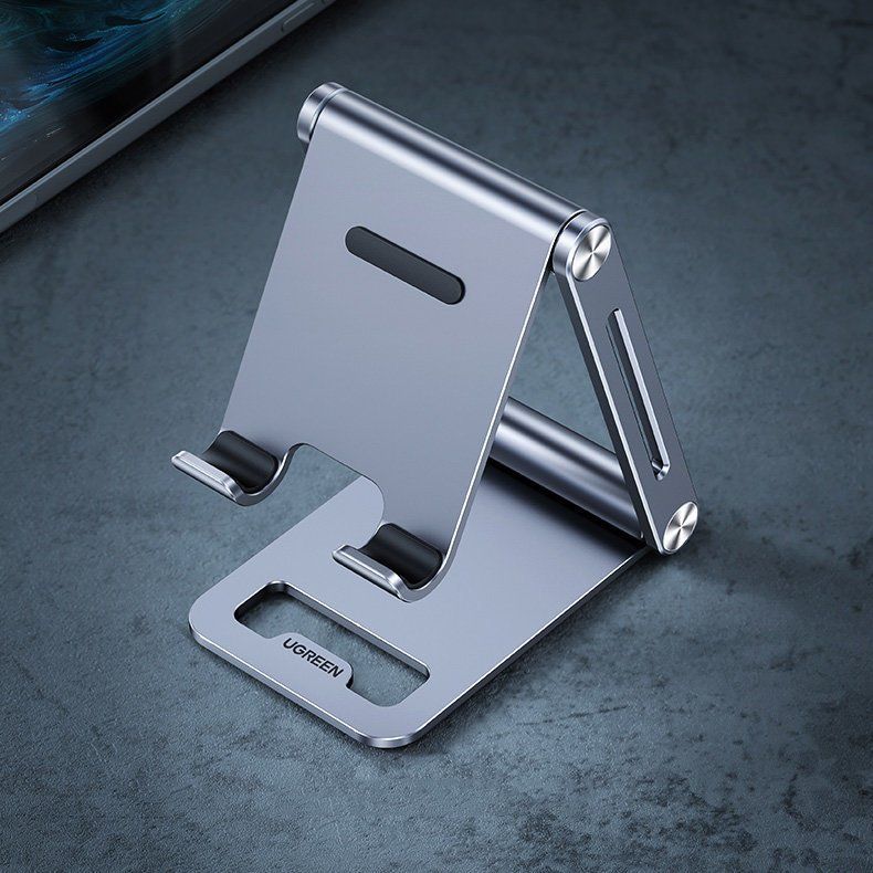 Auto turētājs Ugreen Ugreen metal aluminum folding phone holder tablet gray (LP263 80708)