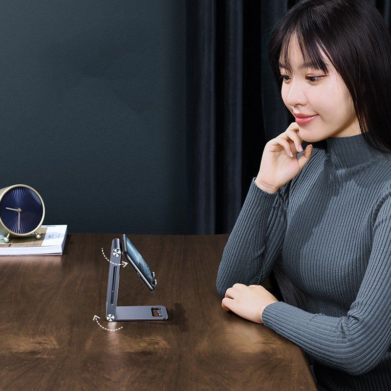 Auto turētājs Ugreen Ugreen metal aluminum folding phone holder tablet gray (LP263 80708)