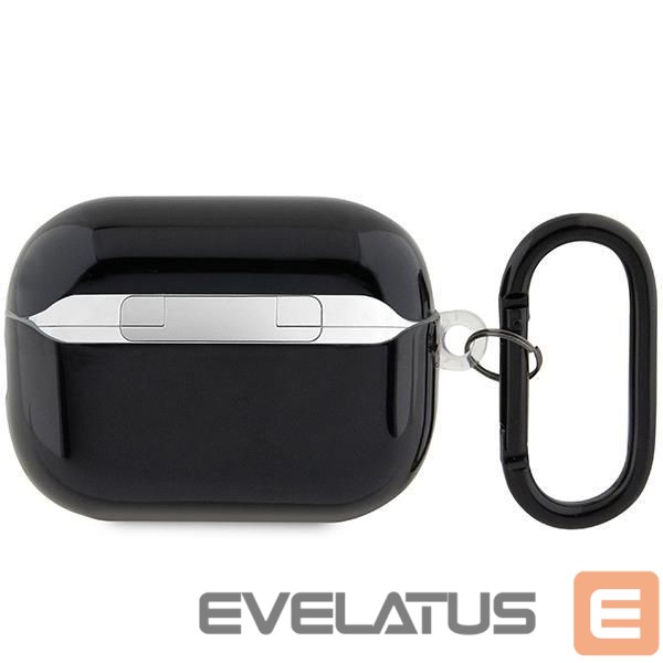 Back panel cover BMW BMW BMAP222SWTK AirPods Pro 2 gen cover black/black Multiple Colored Lines