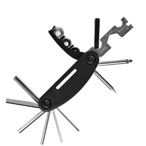 Jalgratta tarvik Rockbros  Rockbros GJ1601 16-in-1 multi-tool for bicycle repair - black 