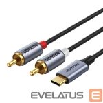 Cable Ugreen  Ugreen audio cable USB Type C (male) - 2RCA (male) 1.5m gray (20193 CM451) 