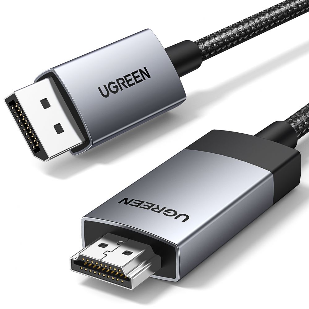 Muu telefoni lisavarustus Ugreen Ugreen DP119 15774 DisplayPort / HDMI 4K 60Hz cable 2m - gray