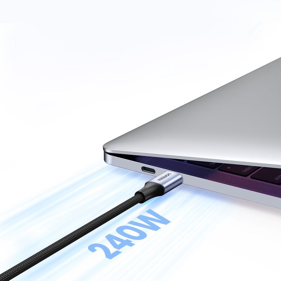 Other Phone Accessory Ugreen Ugreen US535 USB-C / USB-C PD cable 240W 5A 1m - gray