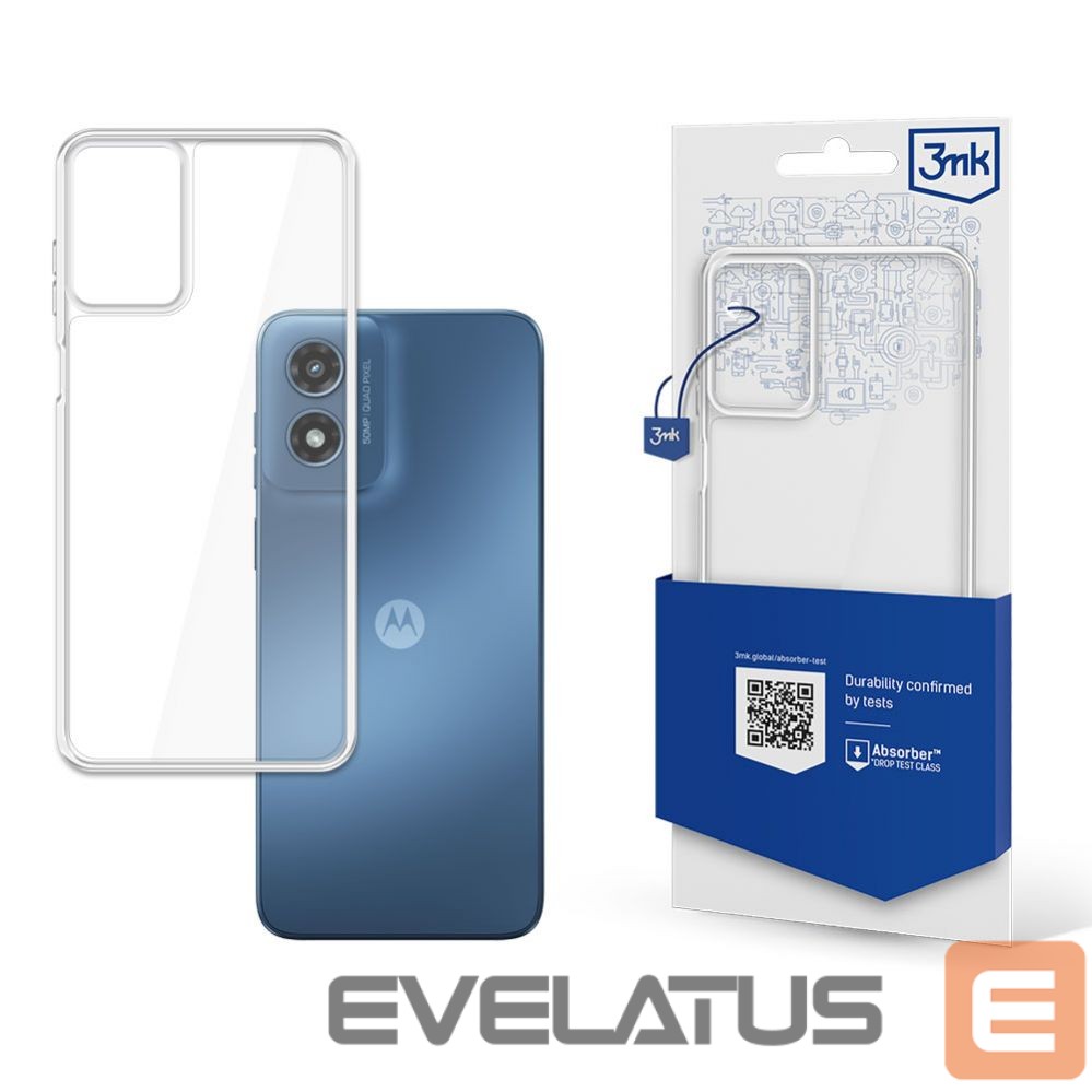 Other Phone Accessory 3MK 3mk Armor Case for Motorola Moto G Play 2024 - transparent