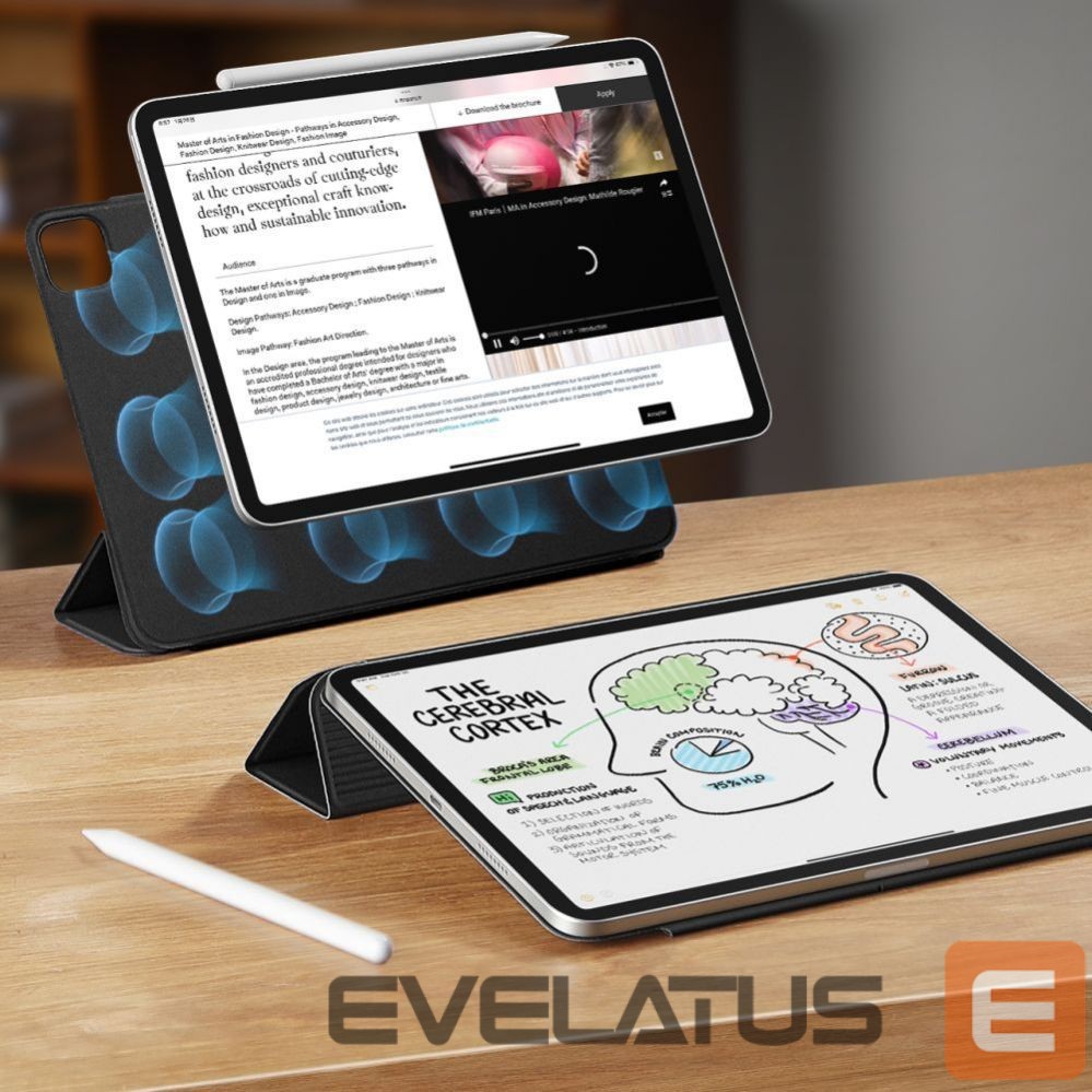 Other Phone Accessory ESR ESR Rebound Magnetic Case for iPad Pro 12.9'' 4/5/6 2020-2022 / Air 13'' 2024 - Black