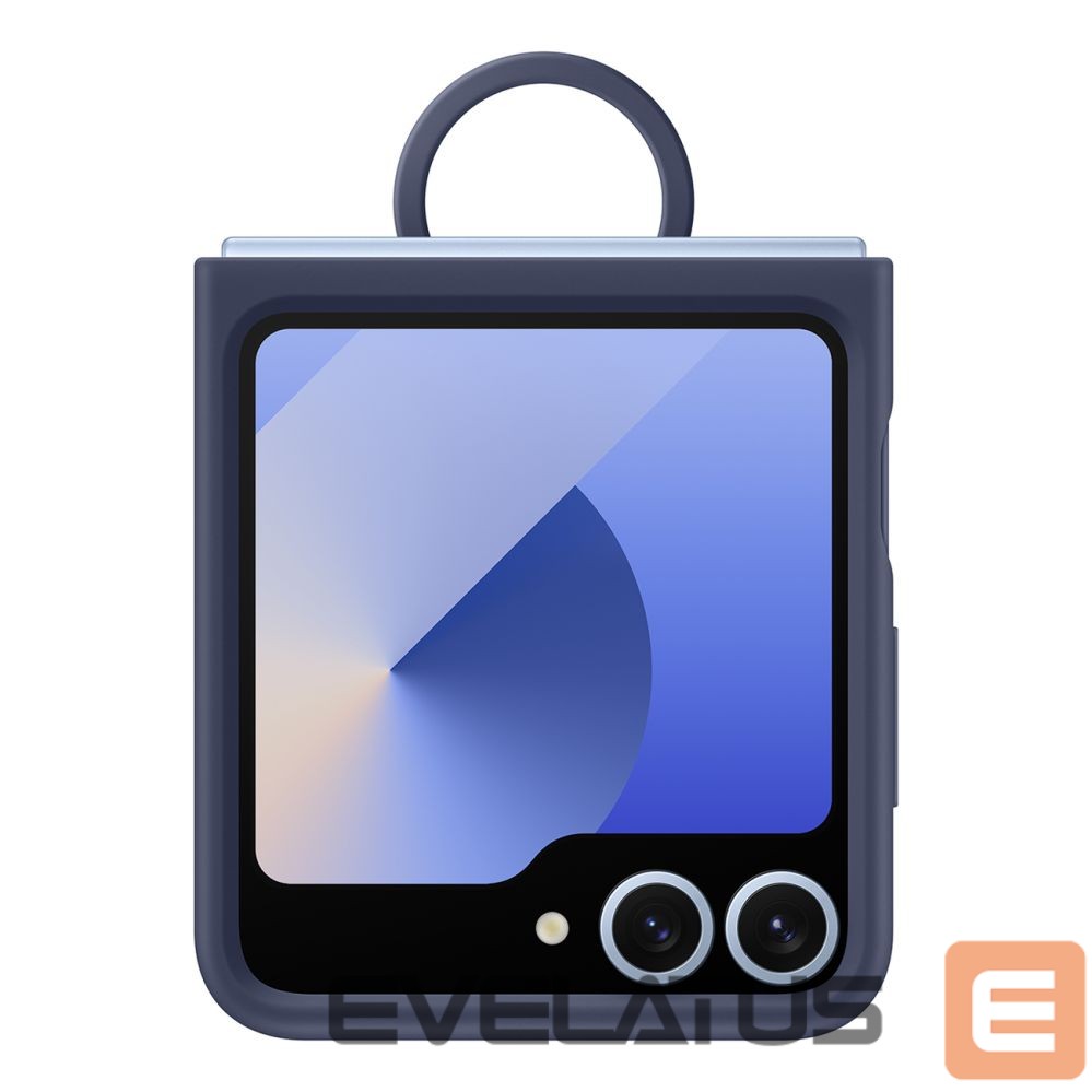 Back panel cover Samsung - Samsung Silicone Case EF-PF741TNEGWW for Samsung Galaxy Z Flip 6 - navy blue