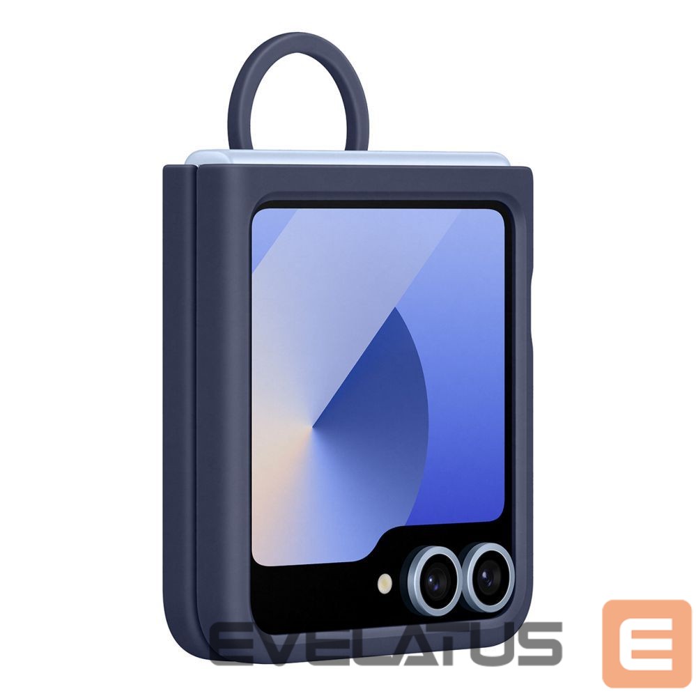 Back panel cover Samsung - Samsung Silicone Case EF-PF741TNEGWW for Samsung Galaxy Z Flip 6 - navy blue