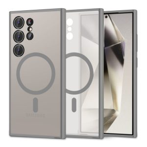 Aizmugurējais vāciņš Tech-Protect  Tech-Protect MagMat MagSafe case for Samsung Galaxy S24 Ultra - titanium matte 