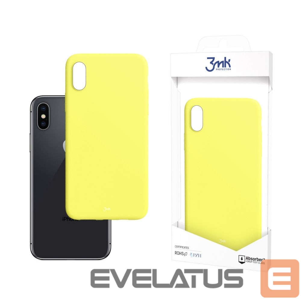 Чехол на заднюю панель 3MK 3mk Matt Case for iPhone X / XS - yellow