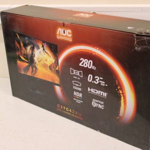 Монитор AOC  SALE OUT.  Gaming C27G4ZXU 27", 1920x1080/1ms/300cd/m², HDMI, DisplayPort, Headphone Out |  | C27G4ZXU | 27 " | VA | FHD | 16:9 | 280 Hz | 1 ms | 1920 x 1080 pixels | 300 cd/m² | HDMI ports quantity 2 | Warranty 36 month(s) | DAMAGED PACKAGING 