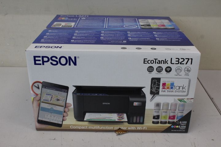 Printer EPSON SALE OUT. EcoTank L3271 Inkjet Printer | Multifunctional printers | EcoTank L3271 | Inkjet | Colour | A4 | Wi-Fi | Black | DAMAGED PACKAGING