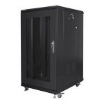 Citas preces Lanberg  | Rack cabinet 19" free-standing 22U/600x800 (flat pack) with mesh door | FF01-6822-23B | Black 