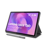 Tablet Lenovo  Idea Tab 11 2.5K Mediatek Dimensity 6300/8GB/256GB/Android 15/Grey/2Y Warranty |  Tab (without power adapter) | Idea Tab | 11 " | Luna Grey | IPS | 2560x1600 pixels | MediaTek | Dimensity 6300 | 8 GB | Soldered LPDDR4x | 256 GB | Wi-Fi | Front camera | 5 MP | Rear camera | 8 MP | Bluetooth | 5.2 | Android | 15 or Later | Warranty 24 month(s) | Folio Case +  Tab Pen 