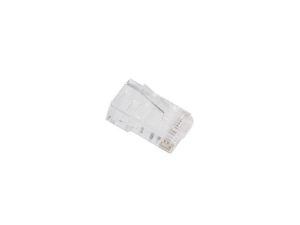 Üleminek Lanberg  | RJ45 CAT.6 UTP Plug 8P8C PASS Through Type, 100 pcs | PLU-6000EZ | Transparent 