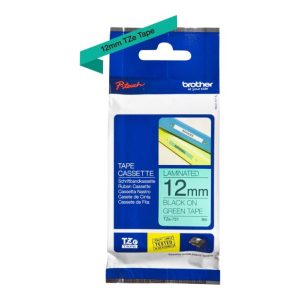 Eksploatacinės medžiagos spausdintuvams Brother  | TZe-731 Laminated Tape | Black on Green | TZe | 8 m | 1.2 cm 
