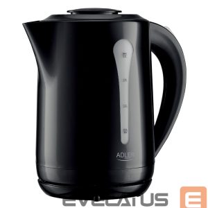 Teapot Adler  Kettle | AD 1244 | Electric | 1850 W | 2.5 L | Plastic | 360° rotational base | Black 