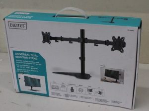 Teleri kinnitus Digitus  SALE OUT.  Dual Monitor Stand |  Desk Mount | DA-90401 | Adjustable Height, Rotate, Swivel | 15-32 " | Maximum weight (capacity) 2x8 kg | DAMAGED PACKAGING | Black 