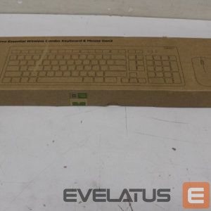 Kompiuterio klaviatūra Lenovo  SALE OUT.  Essential Wireless Combo Keyboard & Mouse Gen2 Black-Lithuanian |  Essential Wireless Combo Keyboard & Mouse Gen2 | Keyboard and Mouse Set | Wireless | Mouse included | Lithuanian | DAMAGED SEAL | Black 