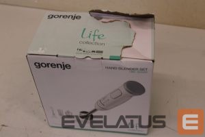 Mikseri un blenderi GORENJE  SALE OUT.  HBC564QW Blender, Hand, Power 560 W, White |  Blender | HBC564QW | Hand Blender | 560 W | Number of speeds Variable | Chopper | White | DAMAGED PACKAGING 