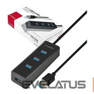 Laadija Axagon  HUE-S2BL USB3.0 CHARGING hub 