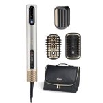 Plaukų džiovintuvo šepetėlis Babyliss  | Hair styling comb | Air Wand AS6555E | Ion conditioning | Number of heating levels 4 | 1600 W | Chrome 