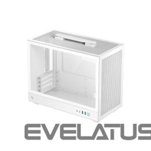 Arvuti korpus Deepcool  Case | CH160 PLUS WH | White | Micro ATX | Power supply included No 