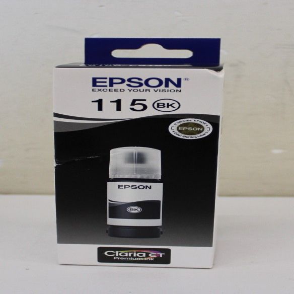 Tarvikud ja tarvikud EPSON SALE OUT. 115 ECOTANK PIGMENT BLACK INK BOTTLE | SALE OUT. 115 ECOTANK | Ink Bottle | Black | DAMAGED PACKAGING