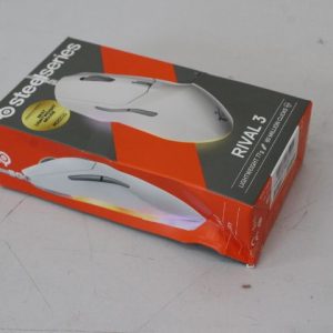 Kompiuterio pelė STEELSERIES  SALE OUT.  Rival 3 Gen 2 Gaming Mouse, White | SALE OUT.  Gaming Mouse | Rival 3 Gen 2 | Wired | White | DAMAGED PACKAGING 