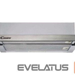 Integreeritav õhupuhasti Candy  CBT625/2X/1 Hood, B, Telescopic, Built-in, Width 60 cm, Extraction power 332 m³/h, Mechanical control, Silver 