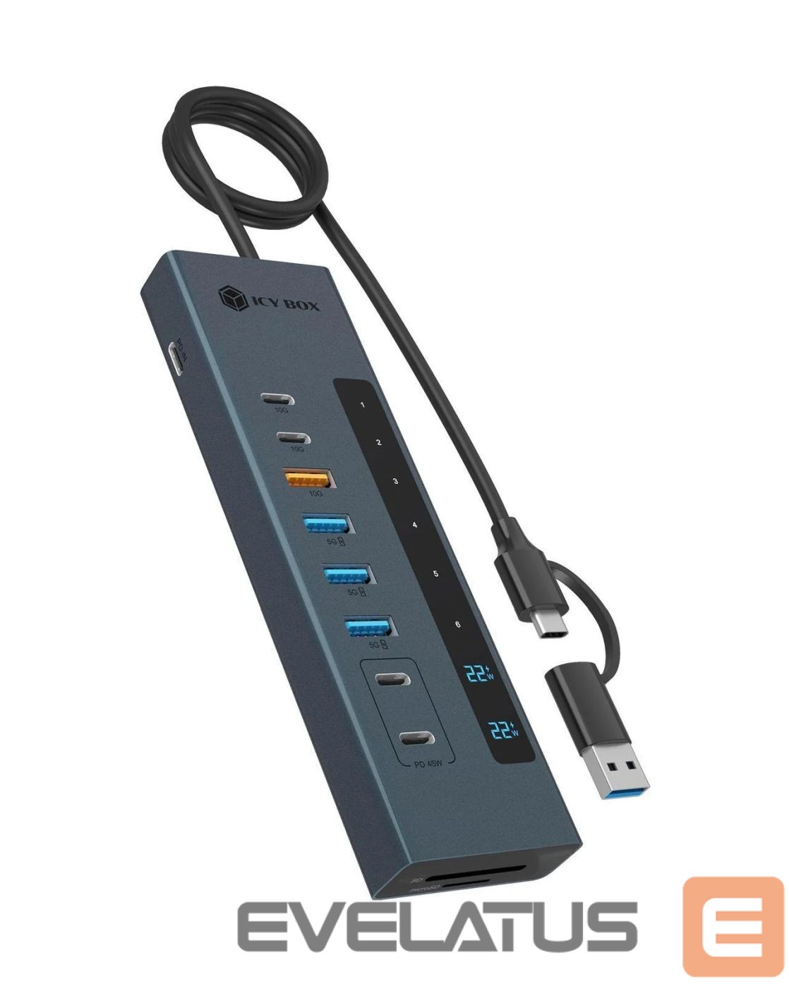 Other Computer Accessory Raidsonic Icy Box USB Hub 11-in-1 USB-C Hub USB 3.2 Gen 2 PD