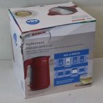Virdulys Bosch  SALE OUT.  |  Kettle | TWK2M164 MyMoment | Electric | 2400 W | 1.7 L | Plastic | 360° rotational base | Red | DAMAGED PACKAGING 