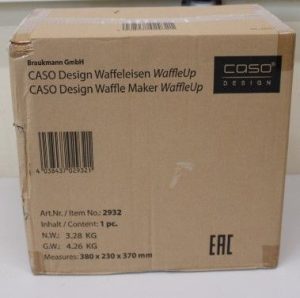 Röster Caso  SALE OUT.  WaffleUp Waffle Maker, 800 W, Stainless Steel, DAMAGED PACKAGING | WaffleUp | Waffle Maker | 800 W | Number of pastry 1 | Waffle | Silver | DAMAGED PACKAGING 