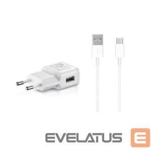 Adaptrid Samsung  EP-TA200EWE + EP-DR140AWE Samsung 15W Travel Charger + USB-C Data Cable White (OOB Bulk) 