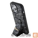 Aizmugurējais vāciņš Guess Apple Guess PU Grip Stand G Cube Case for iPhone 15 Pro Black 