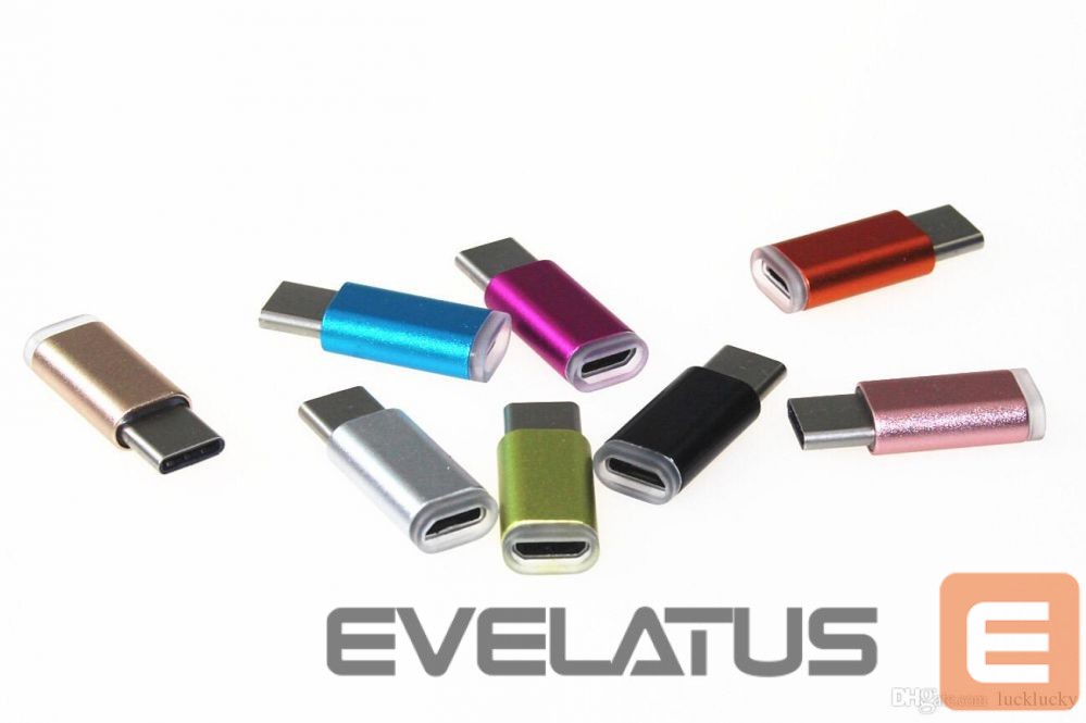 Converter N/A Micro USB to Type-C Gold