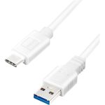 Kaabel Logilink  USB 3.2 Gen 1x1 Cable CU0175 1,5 m, White, USB-A Male, USB-C Male 