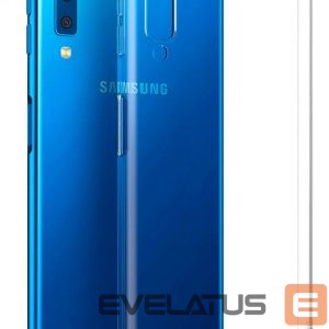 Back panel cover Evelatus Samsung A7 2018 Clear Silicone Case 1.5mm TPU Transparent
