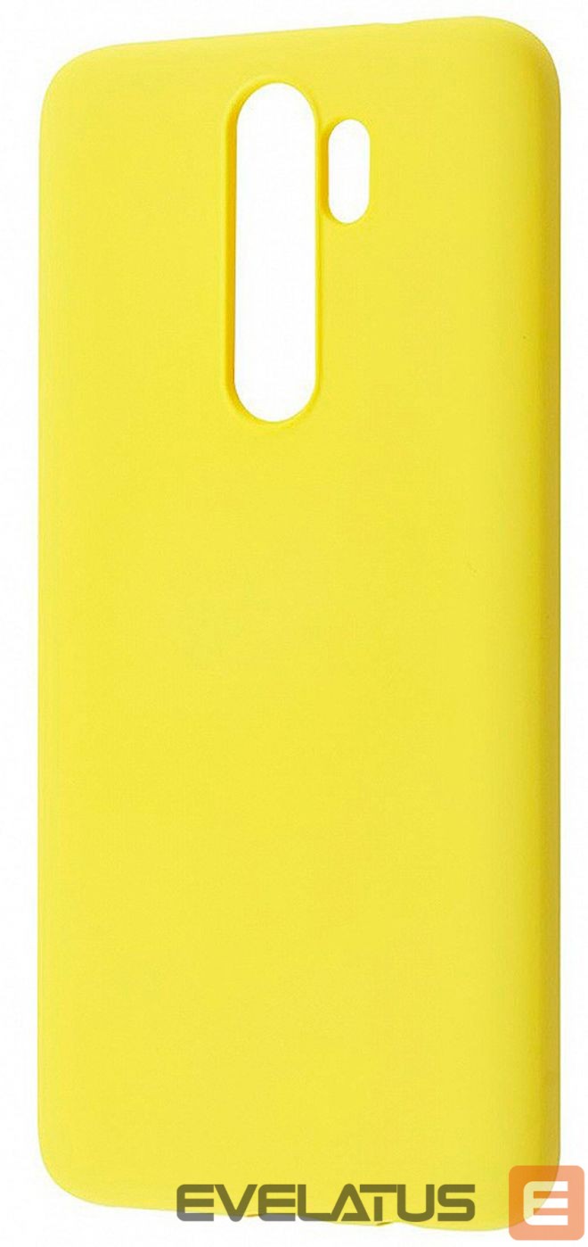 Чехол на заднюю панель Evelatus Xiaomi Note 8 Pro Soft Silicone Yellow