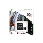 Memory cards Kingston  MicroSDXC Canvas Select Plus 64 GB 100R A1 C10 Card+ 